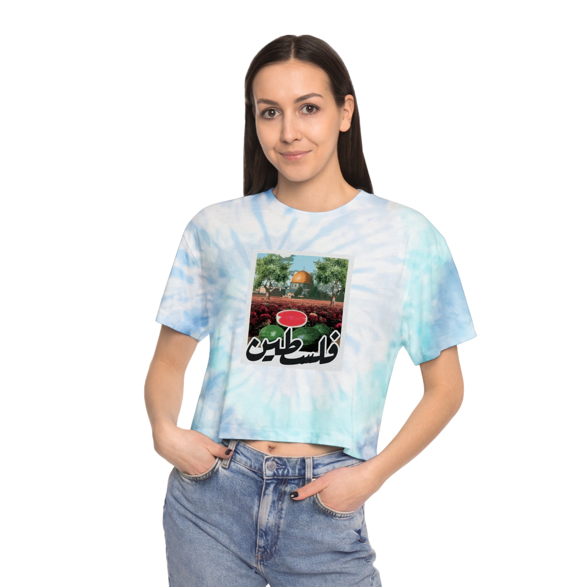 Women's Tie-Dye Crop Tee